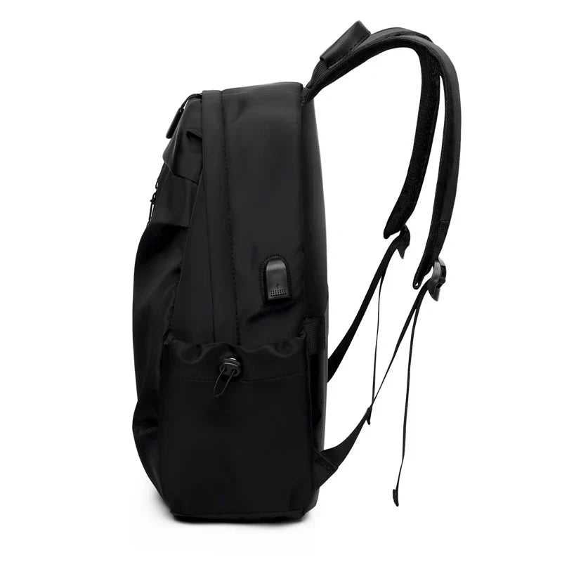 1 14 Inch Large Capacity Leisure Schoolbag Sports Simple Men And Women Universal Computer Backpack With Pendant