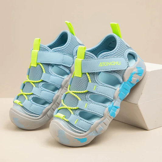 New Girls Sandals Children Water Shoes Cute Outdoor Non-slip Kids Sports Shoes Girls Boy Sandals Sneaker 4 To 12 Years