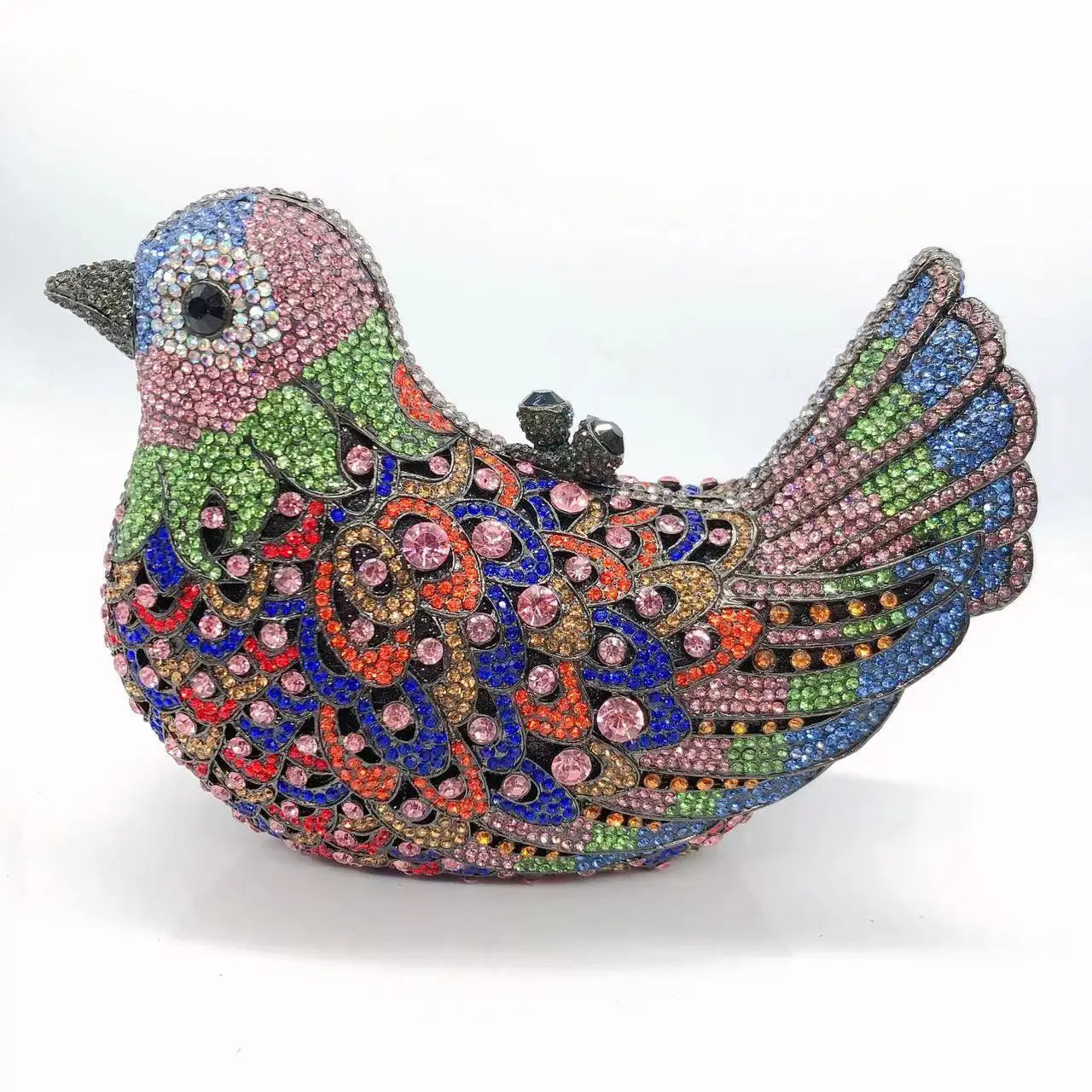 Birds Doves Animals Diamond Bags Rhinestone Dinner Bags Banquet Crystal Clutch Purse Luxury Designer Handbags Unique Party Bags