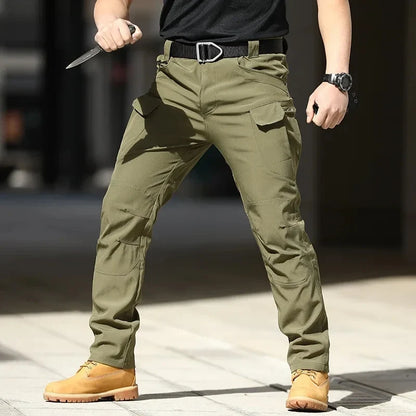 2024 New Summer Tactical Cargo Pants Casual Trousers Men Wear-resisting Multi-Pockets Quick Dry Outdoor Hiking Work Trousers Men