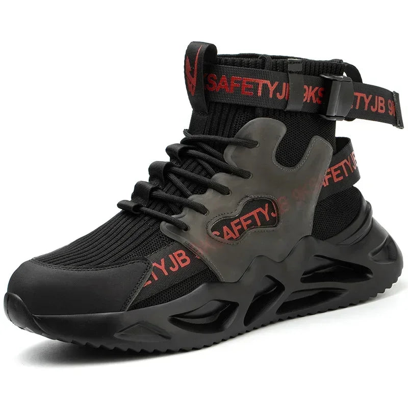steel toe safety boots for men protective shoes industrial safety shoe woman light work shoes anti-puncture work safety sneakers