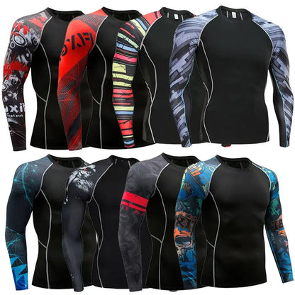 Cody Lundin Men Long Sleeve Compression Athletic Workout Shirt Water Sports UPF 50+ Rash Guard High Quality Jiu Jitsu Gi BJJ Top
