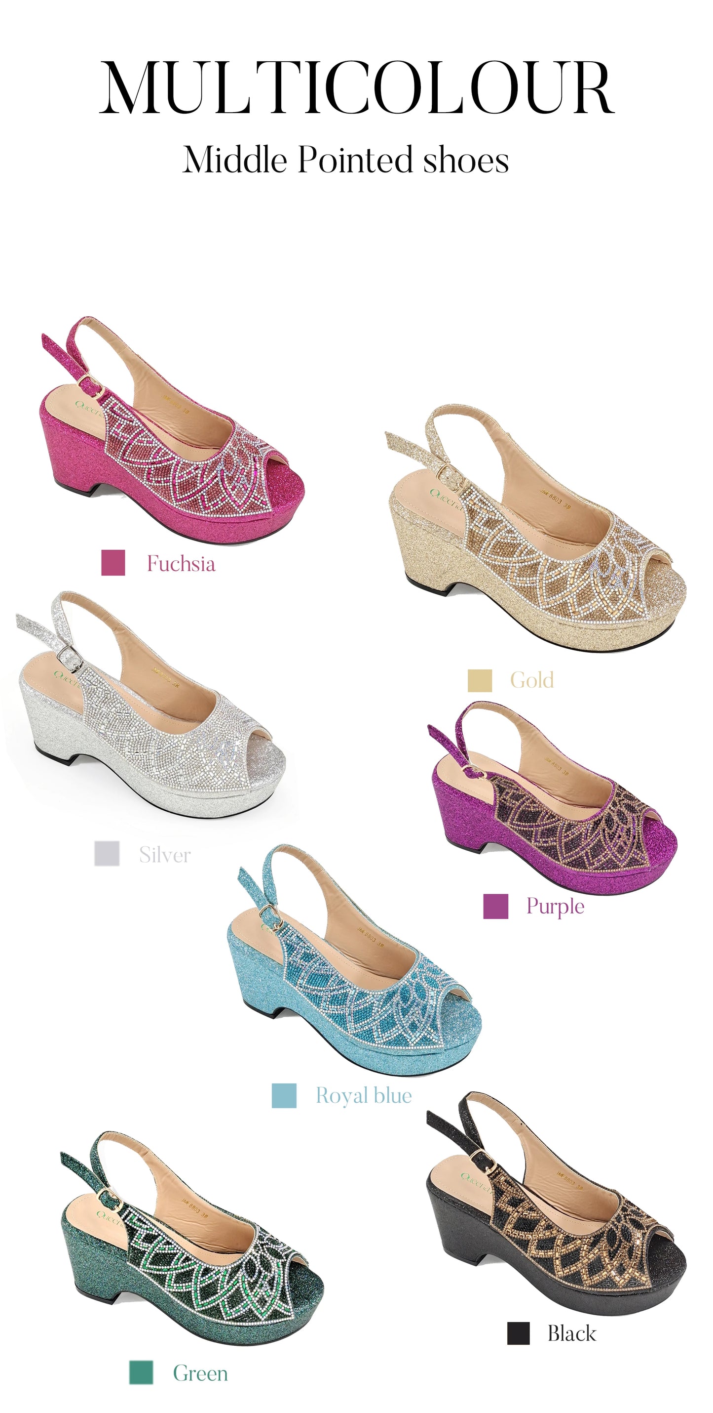 African Shoe and Bag Set for Wedding Women Shoes and Bag To Match Set with Rhinestone Italy Pumps Women Shoes Luxury