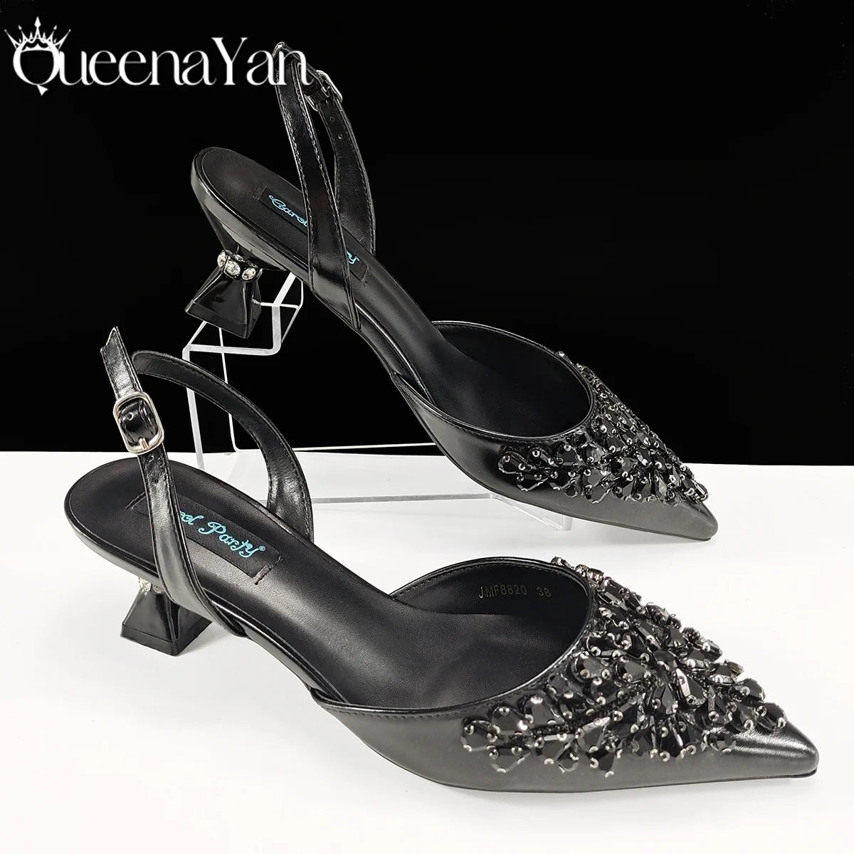 Italian Shoes and Handbags Accessory Set with Rhinestone Metal Embellishments Wedding Shoes Bridal Shoes Designer