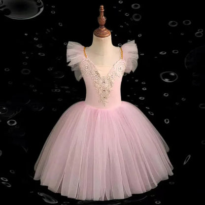 Girl Ballet Dress Tutu Outfit Vestidos Princess Dance Costumes Kids Clothes Summer Girls Dresses Ballet Leotards Children's Day