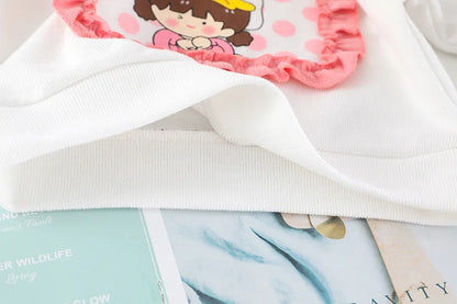 New Spring Autumn Baby Clothes Children Girls Cute Hoodies Pants 2Pcs/Sets Toddler Casual Costume Infant Outfits Kids Tracksuits