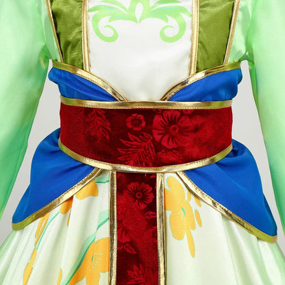 Girl Hua Mulan Princess Costume Children Chinese Hanfu Dress Costumes of Ancient Chinese Person Halloween Carnival Clothing
