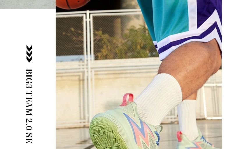 BIG3 Team 2.0 SE Men Basketball Shoe New Breathable Wear-resistant Stable Rebound Non-slip Male Sneakers 672511119