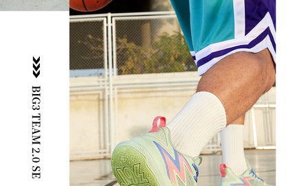 BIG3 Team 2.0 SE Men Basketball Shoe New Breathable Wear-resistant Stable Rebound Non-slip Male Sneakers 672511119