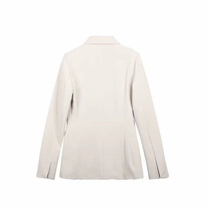 2026 New Office Women's Blazers & Jackets Fashion Slim Elegant Spring Women's Jacket Chic Young Commuter Warm Long Sleeve Blazer