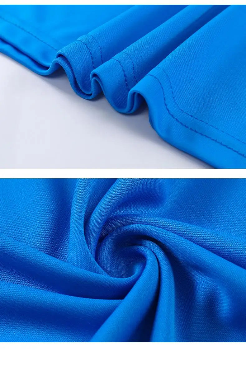 High Quality Spandex Men Women Kids Running Long Sleeve T-Shirt Quick Dry Gym Fitness Shirt Training Exercise Clothes Sports Top