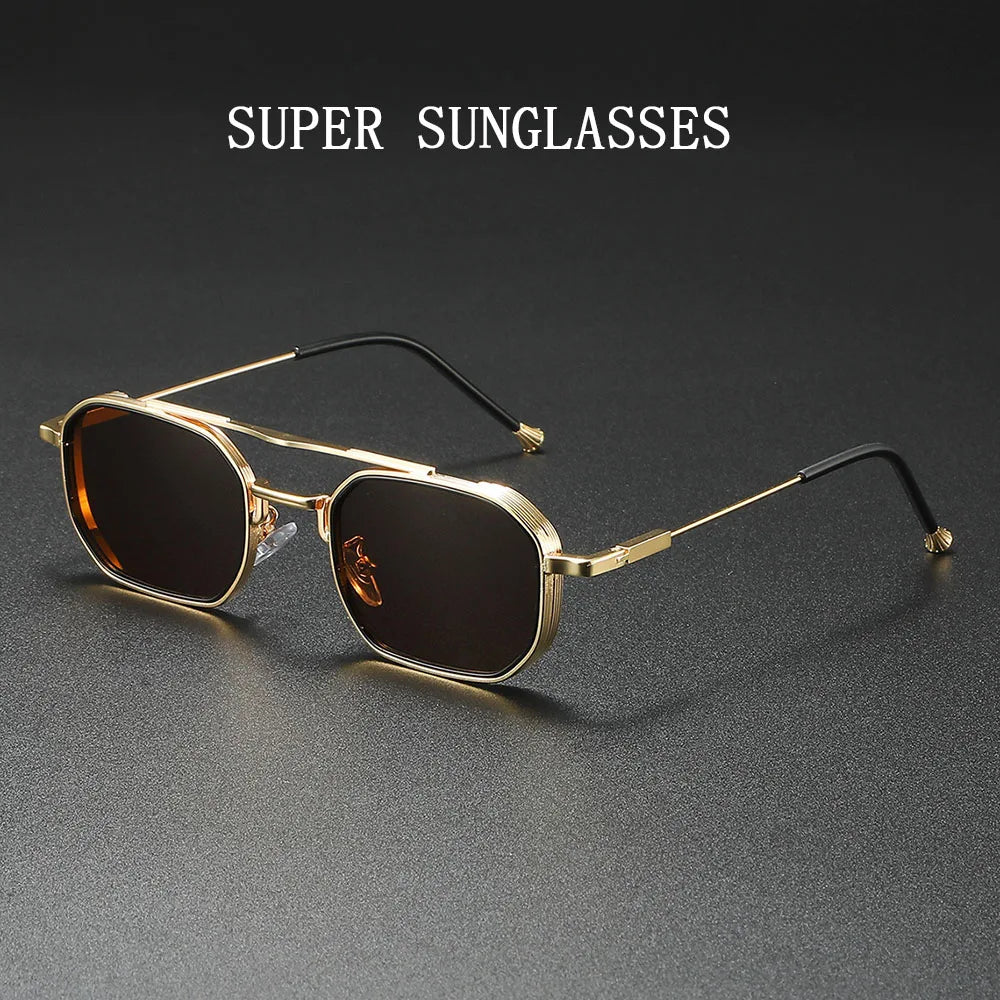 2025 Square Sunglasses Women Trendy Vintage Steampunk Sunglass Men Luxe Fashion Glasses Gafas De Sol Hombre Lunette Soleil Femme