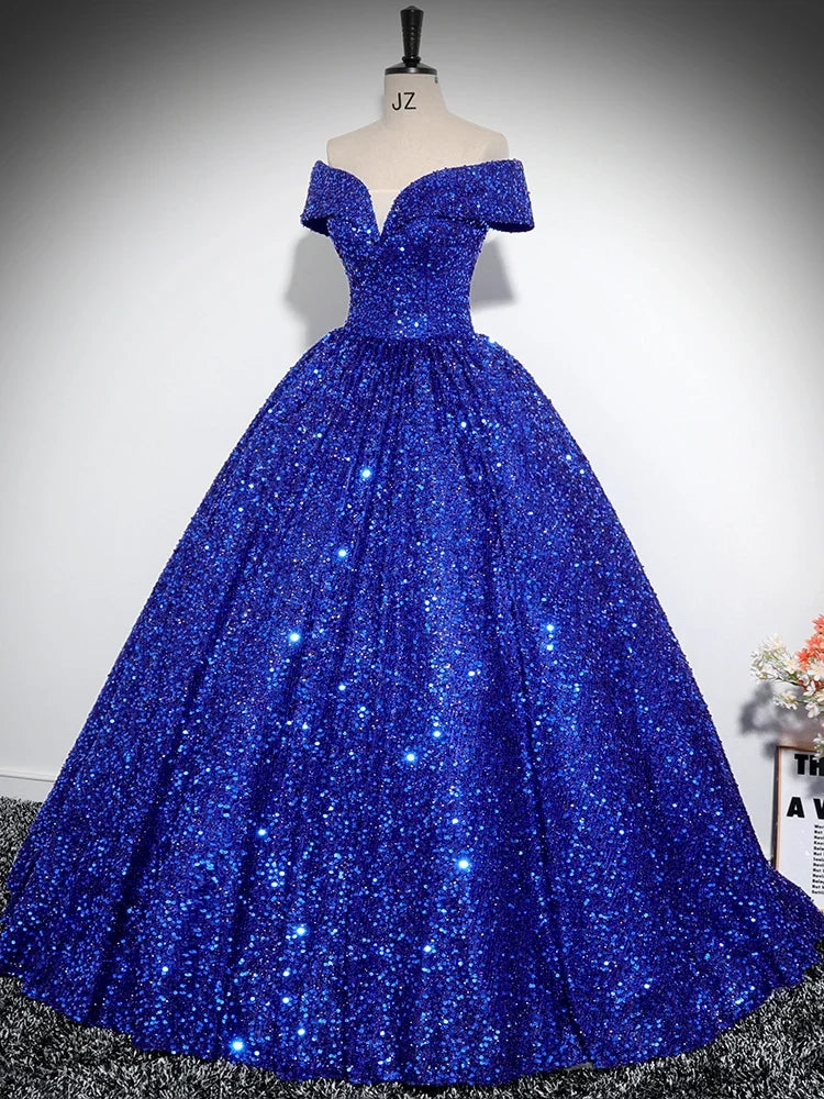 Sonhar Vestidos Shinny Sequin 15 Quinceanera Dresses Ball Gown Luxury Party Dresses Customized 15 Year Old Dress