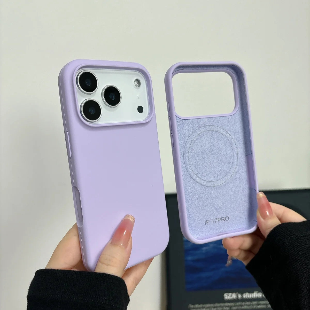Liquid Silicone For Magsafe Phone Case For iPhone 17 16 15 14 13  Pro Max Plus Magnetic Wireless Charge Cover
