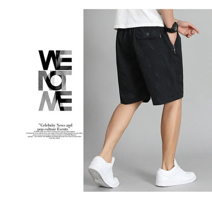 New Shorts Men's Summer Thin Section Casual Quick Dry Five-Minute Pants Loose Large Size Sports Pants