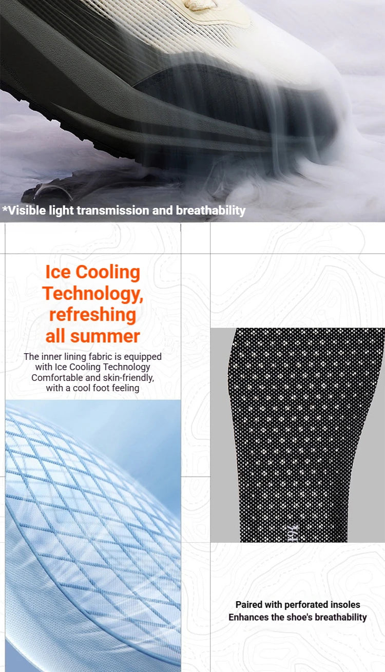 Men Caravan shoes Summer Air Mesh Breathable Anti-slip Wear-resistant Male Outdoor Hiking Sneakers 672626767