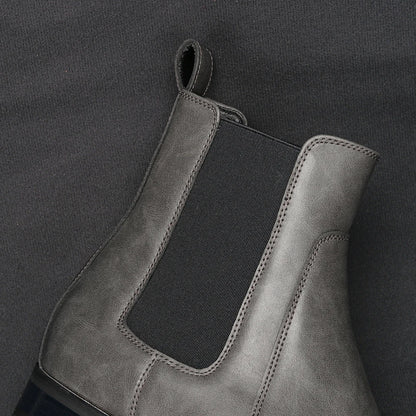 40~46 Chelsea Boots Men 2024 Brand Comfortable Fashion Leather Men Boots #KD431