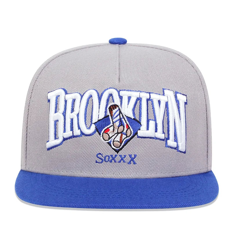 New Hot Sales Embroidered Baseball Hat Men Women Cotton Flat Edge Sunshade Outdoor HipHop Trucker Hat Snapback Dad Hat Gorras