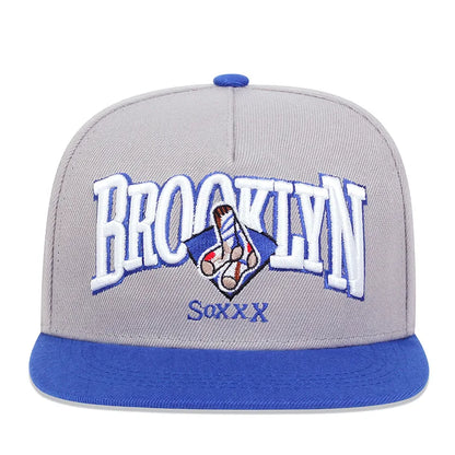 New Hot Sales Embroidered Baseball Hat Men Women Cotton Flat Edge Sunshade Outdoor HipHop Trucker Hat Snapback Dad Hat Gorras