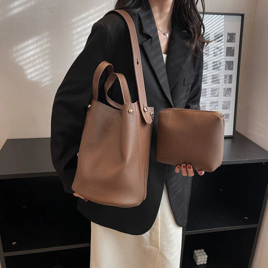 Fashion Trending Brand Luxury Designer Women Bags Female Handbags Solid Bucket Bag For Women 2026 Crossbody Shoulder Bags Totes