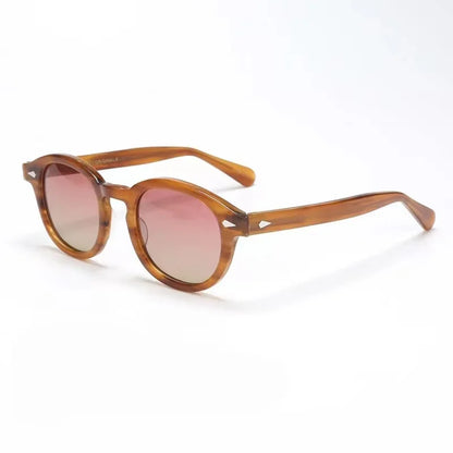 Authentic Johnny Depp LEMTOSH UV400 Driving Anti-Glare Men Women Sun Glasses Popular Square Acetate Frames Male Couple Eyewear