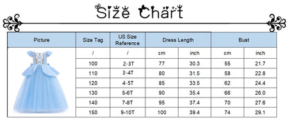 Girl Elsa Anna Princess Dress with LED Light Up Costume for Kids Cosplay Party Clothes Rapunzel Aurora Outfit Carnival Prom Gown