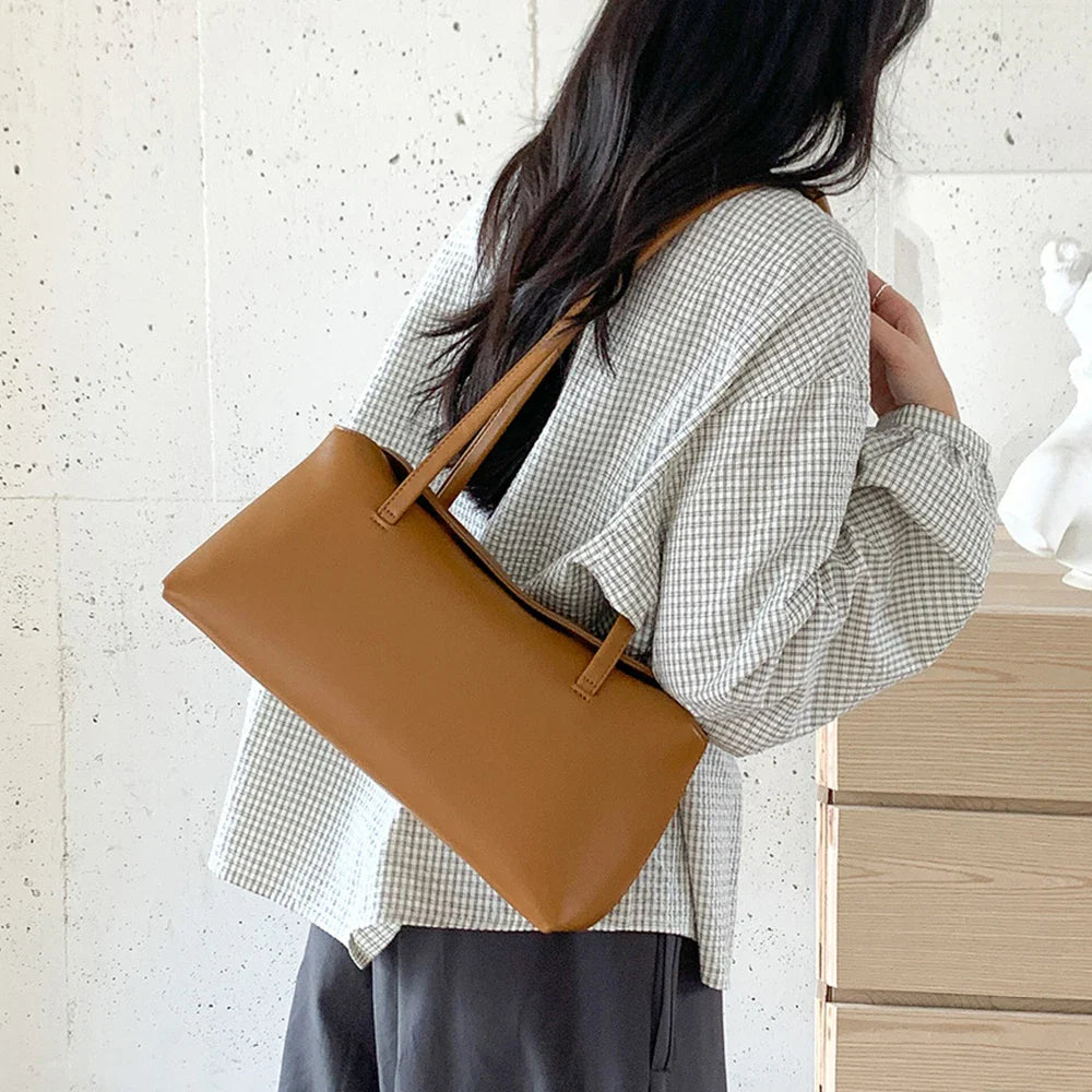 Casual High Quality Women Shoulder Bag Fashion Designer Bags for Women Handbags and Purses PU Leather Pillow Bag Shopper Tote