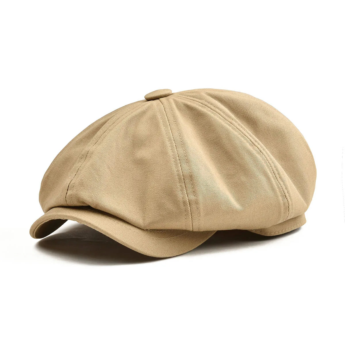 Men's Newsboy Cap Twill Cotton 8 Panel Hat Flat Ivy Cabbie Casual Baker Caps Gatsby Hat Retro Hats Boina Beret for Male