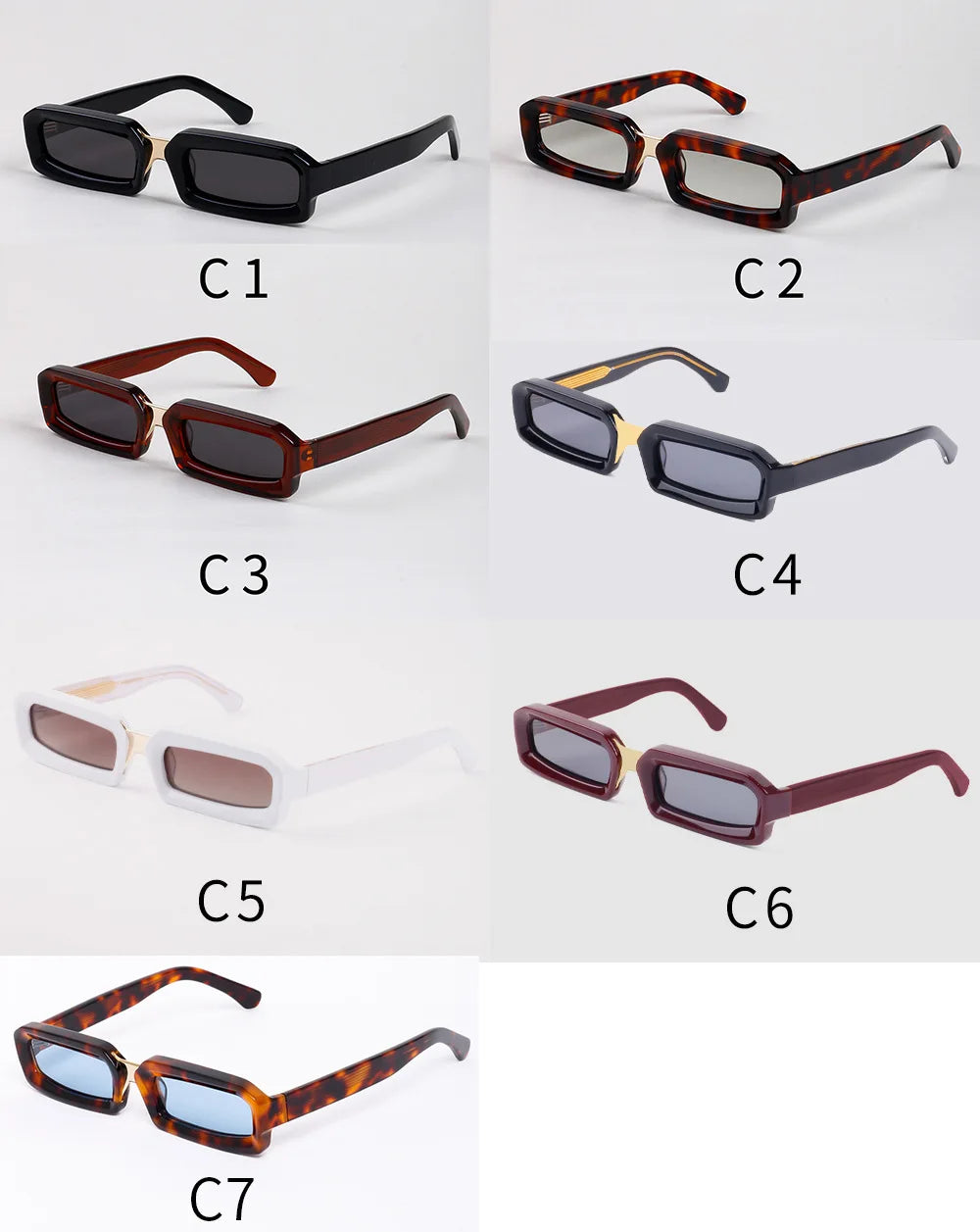 2025 Small Square Frame Acetate Man Polarized Sunglasses Cool Driving Beach UV400 Women Sun Glasses Support Prescription Lenses