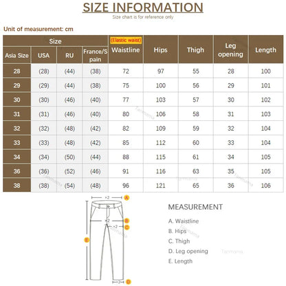 Spring Summer Men's Casual Pants Korean Fashion Cotton Thin Soft Elastic Slim Business Trousers Black Green Khaki