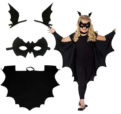 1set/lot cosplay bat costumes girl boy halloween party costumes