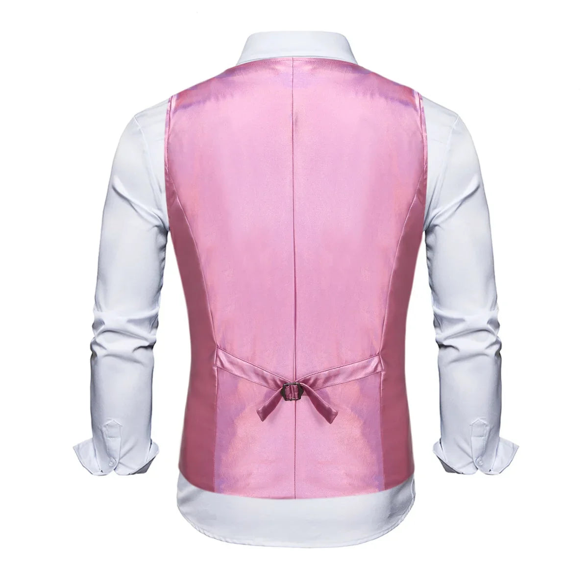2025 New Gold, Silver, Pink, Purple Disco Glitter Vest for Men, Six Color Bright Men's Waistcoat with Bow Tie, Eur Size S-2XL