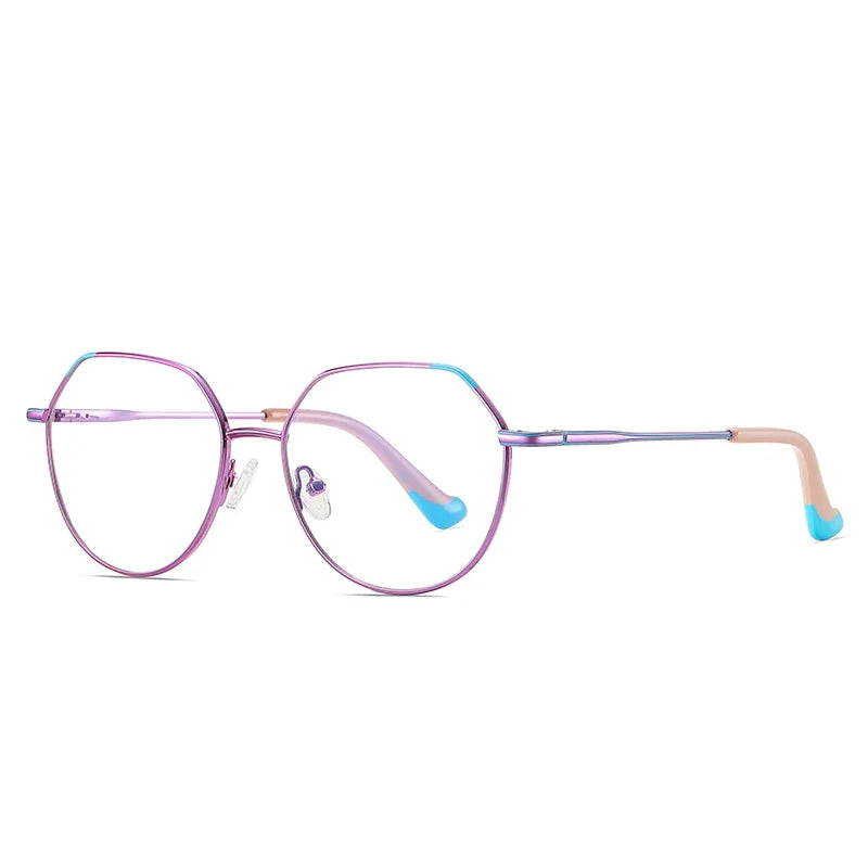 Metal Myopia Prescription Glasses Hyperopia Reading Glasses Women Anti Blue Light Computer  Glasses Optical Glasses Frame