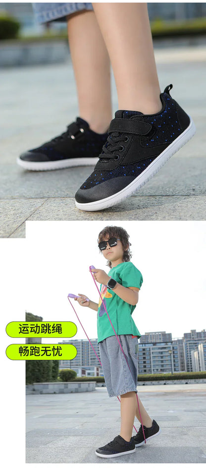 New Boys Girls Sneakers Kids Wide Barefoot Shoes  Naturally Splay Shoes Toddler Little Big Kid