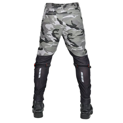 Summer Riding Knight Jeans With Protect Gear Pocket Net Motorcycle Pants  Pantalones Motocicleta Hombre Featherbed Jeans Gears