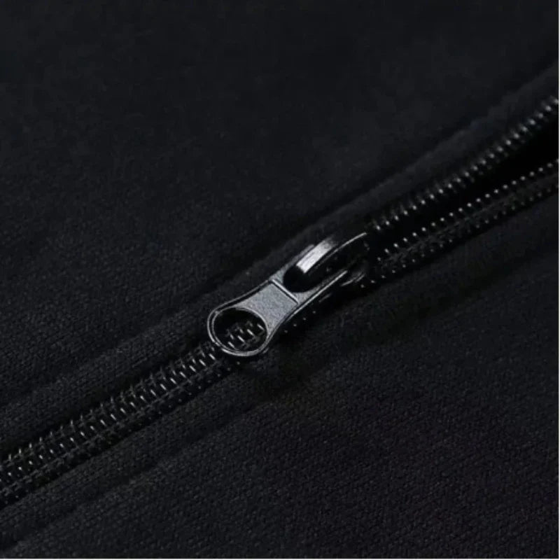 Helluva Boss Print Hooded Zipper Men Women Casual Fashion Fall Winter Warm Vintage Long Sleeve Tops Fleece Zip-Up Sweatshirts
