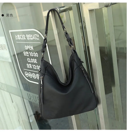 High Quality Women's Real Cow Leather Luxury Handbag, Versatile Ladies' Large Capacity Shoulder Crossbody High-end Commuting Bag