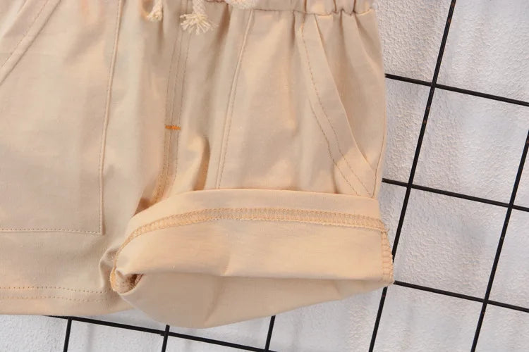 Summer Baby Boys Clothes Suits Fashion Children Letter T-shirts+Shorts 2Pcs/Sets Kids Clothing Casual Outfits Infant Tracksuit