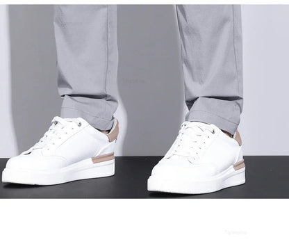 Ultra-thin Elastic Men's Casual Pants 2024 Summer Ice Silk Cotton Fashion Slim Straight Business Trousers Black Gray Khaki