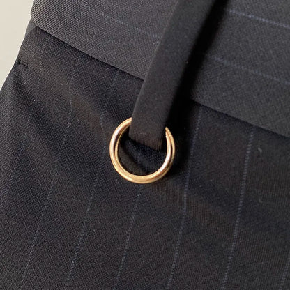 High Quality Striped Suit Pants 2025 Men Elegant Slim Fit Tight Trousers Men Office Party Business Casual Slim Fit Dress Pants