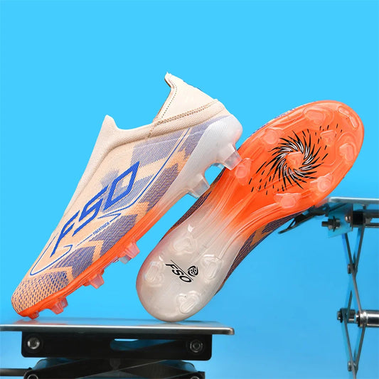 Men Soccer Shoes Society FG/TF Professional Original Women Football Boots Cleats Grass Outdoor Training Unisex Non Slip Sports