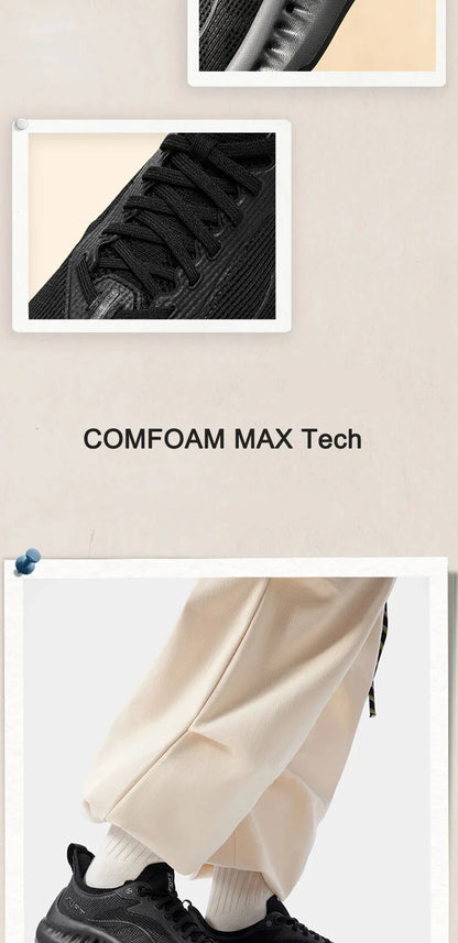 Men's SOFT COOL 2 Lifestyle Shoes COMFOAM MAX Cushion COOL SHELL Breathable Support LiNing Casual Sneakers AGLV009
