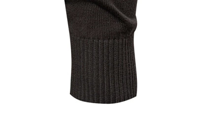 2023 New Winter Cotton Cardigan for Men Quality Mens Sweater Fashion Turn Down Collar Knitted Sweaters for Men