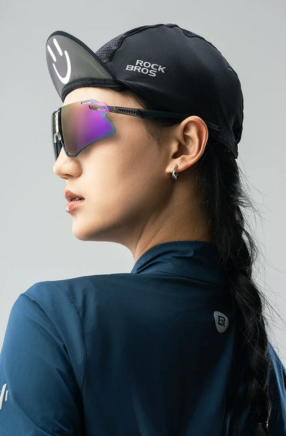 Cycling Glasses Lightweight Frameless Bike Glasses High-Definition Lenses Road Bicycle Protection Goggles Sport Eyewear