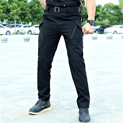 2024 New Summer Tactical Cargo Pants Casual Trousers Men Wear-resisting Multi-Pockets Quick Dry Outdoor Hiking Work Trousers Men