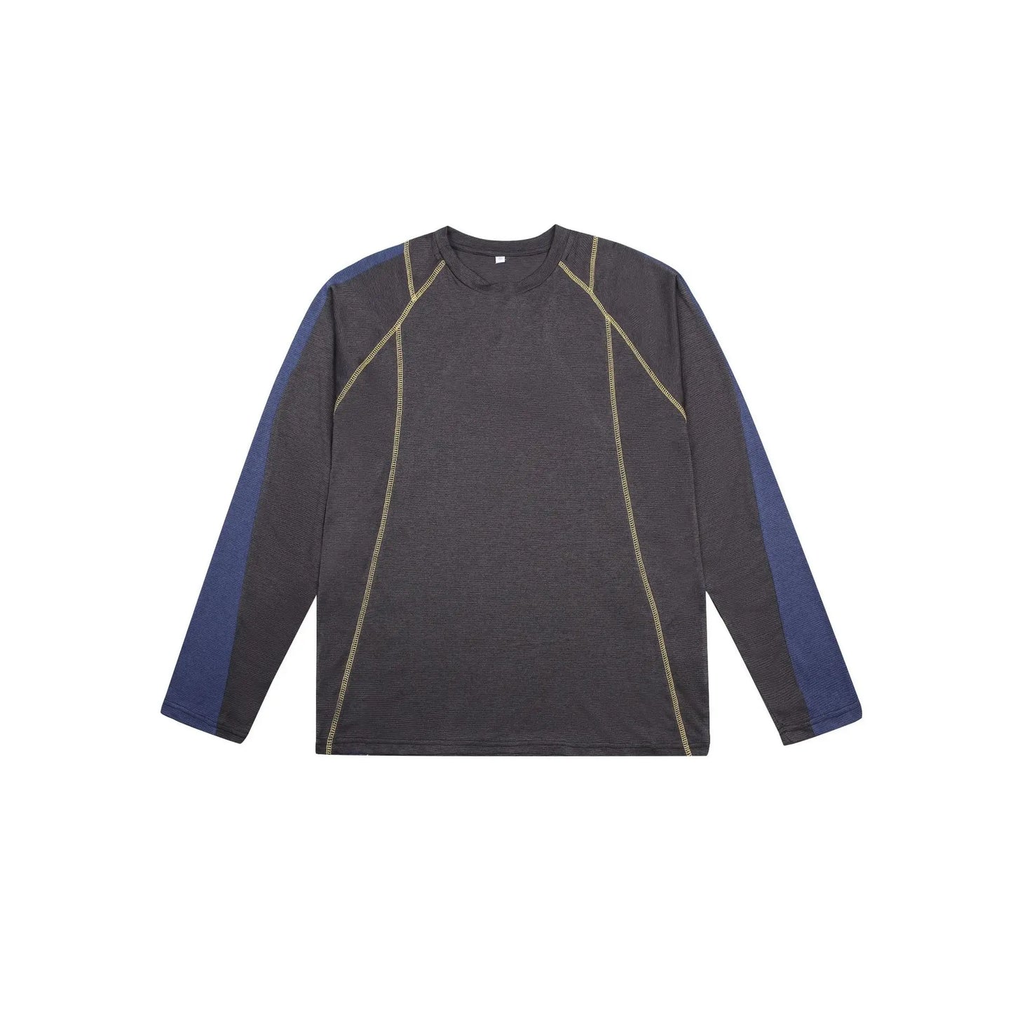Unisex Sport  Long-Sleeved T-Shirt with Moisture-Wicking, Quick-Drying & Contrast Shoulder Design