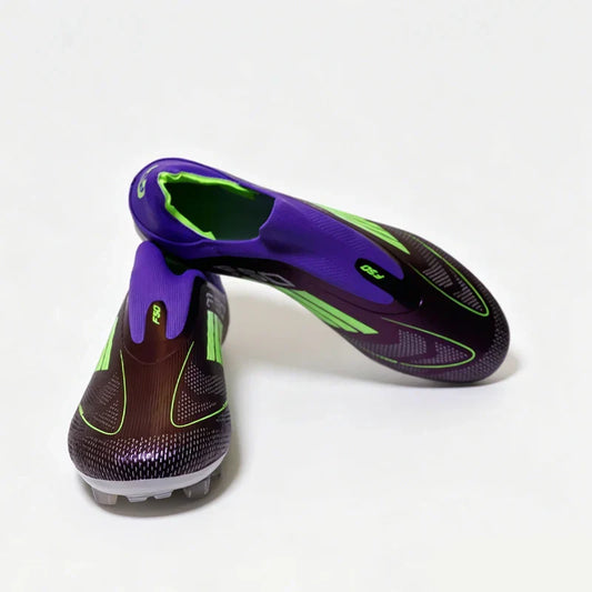2555 High Quality Mens Soccer Shoes SLIP-ON Non-Slip Turf Soccer Cleats Boys TF/FG Training Football Boots Chuteira Campo F50