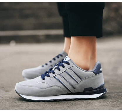 High Quality Men's Sneakers Leather Casual Shoes Autumn 2024 New Breathable Men Shoes Tenis Male Flat Shoe Zapatillas Hombre