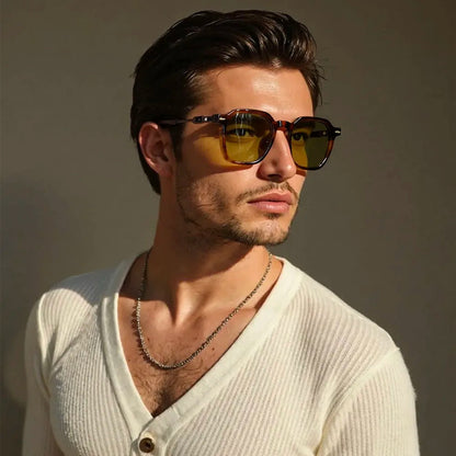 Vintage Sunglasses Women 2025 Square Sunglass Men Vacation Fashion Glasses Gafas De Sol Hombre Lunette Soleil Femme Dropshipping