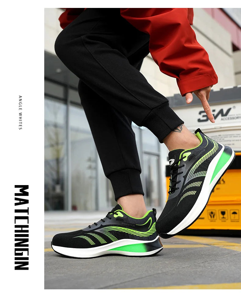 New 2024 Fashion Men Safety Shoes Steel Toe Sneakers Lightweight Anti-smash Anti-puncture Man Breathable Work Safety Boots